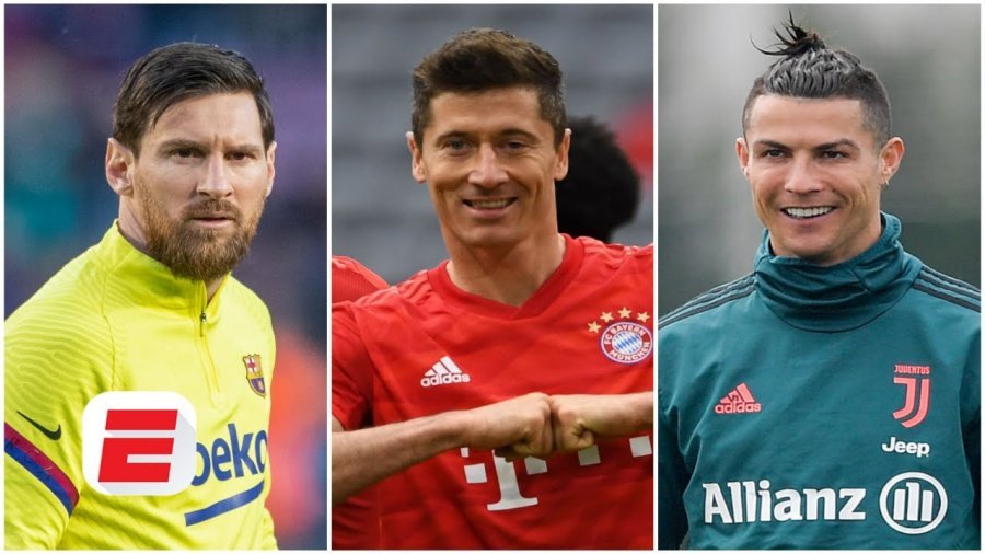 Ronaldo-Messi-Lewandowski, finalistët për çmimin ‘Lojtari më i Mirë i Vitit 2020’