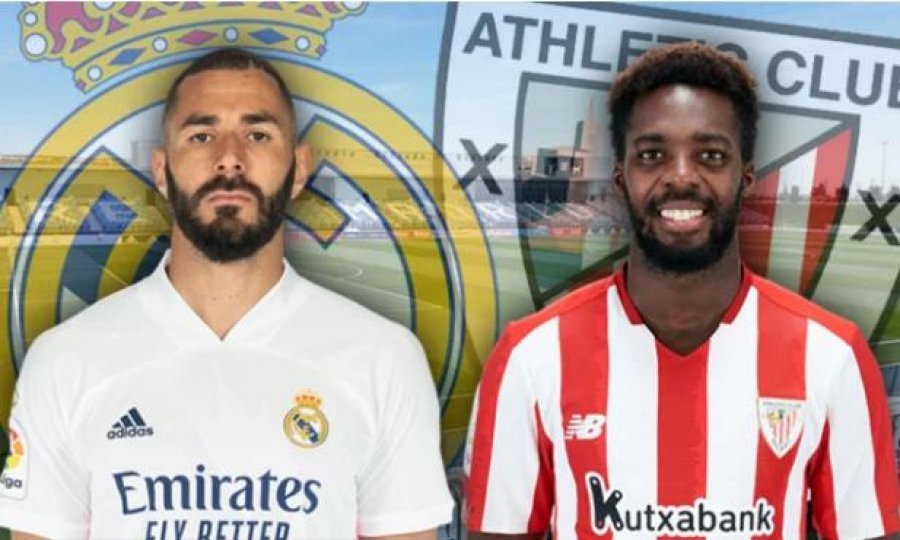 La Liga/ Real Madrid - Athletic Bilbao, formacionet zyrtare