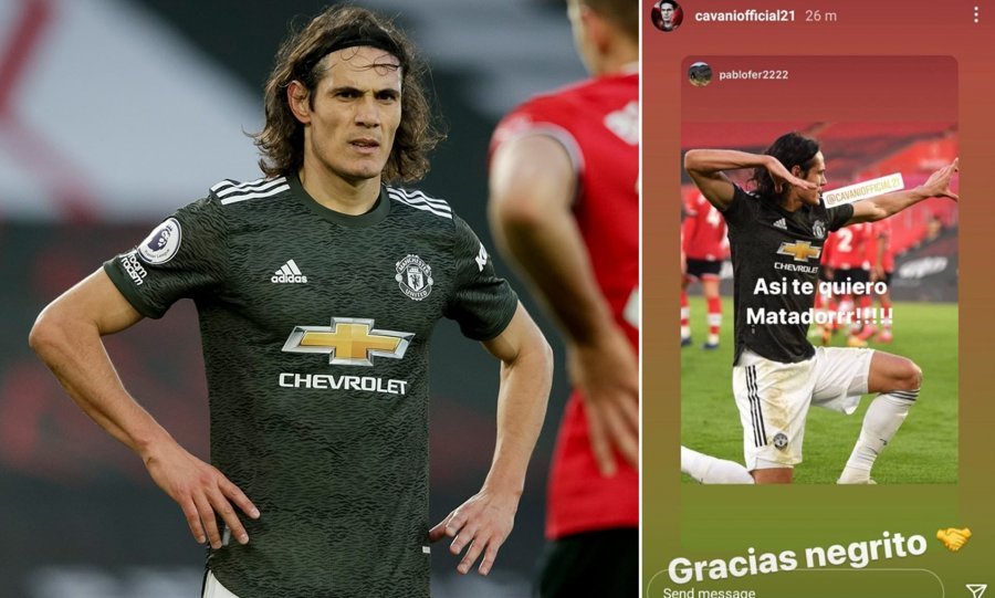 FOTO/ Edinson Cavani akuzohet për sjellje raciste