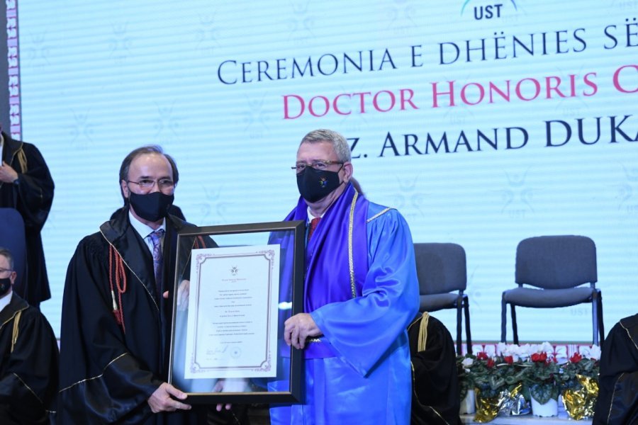 Presidenti i FSHF-së, Armand Duka vlerësohet me titullin ‘Doctor Honoris Causa’ 