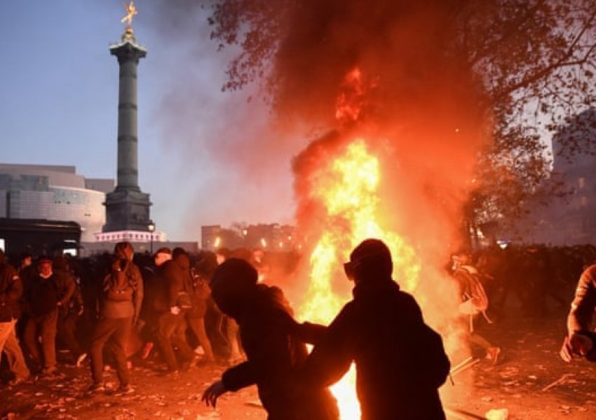 Protesta të dhunshme në Francë kundër projektligjit të sigurisë