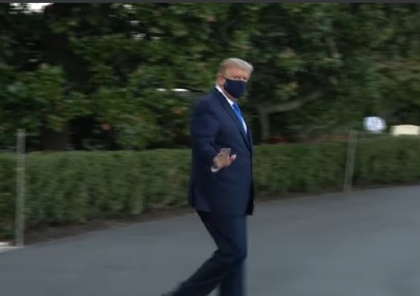 VIDEO/ Momenti kur Presidenti Trump niset drejt spitalit ushtarak