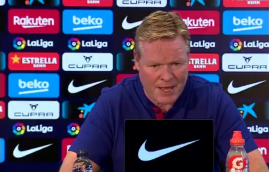 Koeman flet për situatën tek Barcelona, fitoren ndaj Juves dhe...