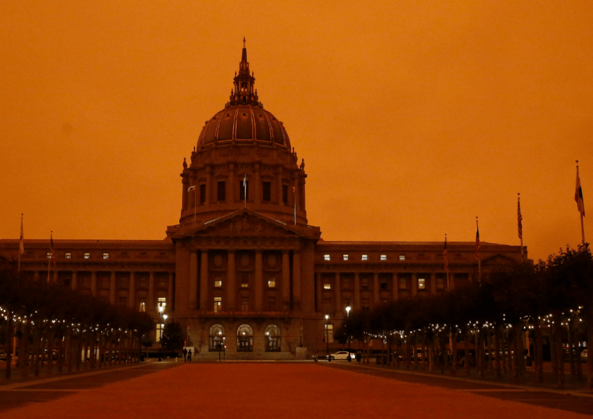 Foto/ Qiell apokaliptik në San Francisko