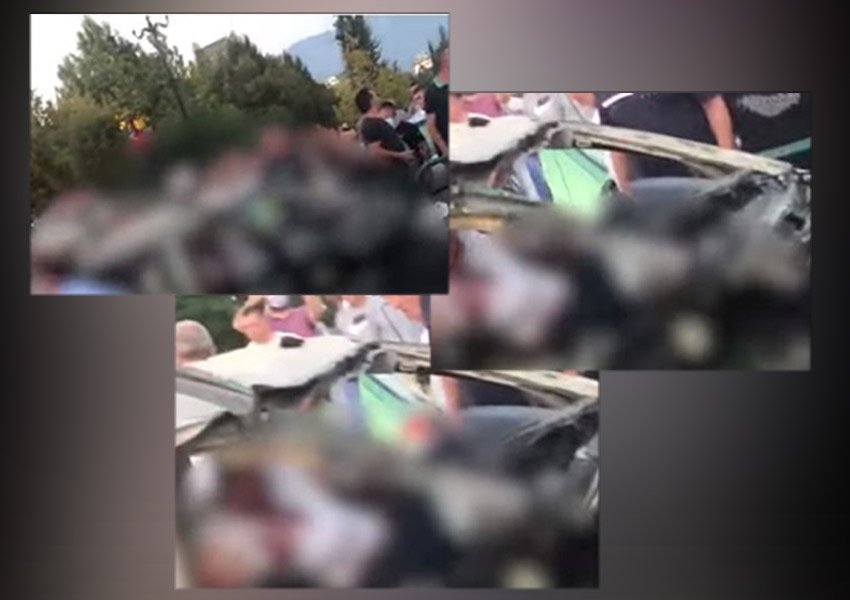 VIDEO/ Në gjendje të rëndë për jetën, pamjet pak minuta pas atentatit kur ambulanca merr trupin e viktimës