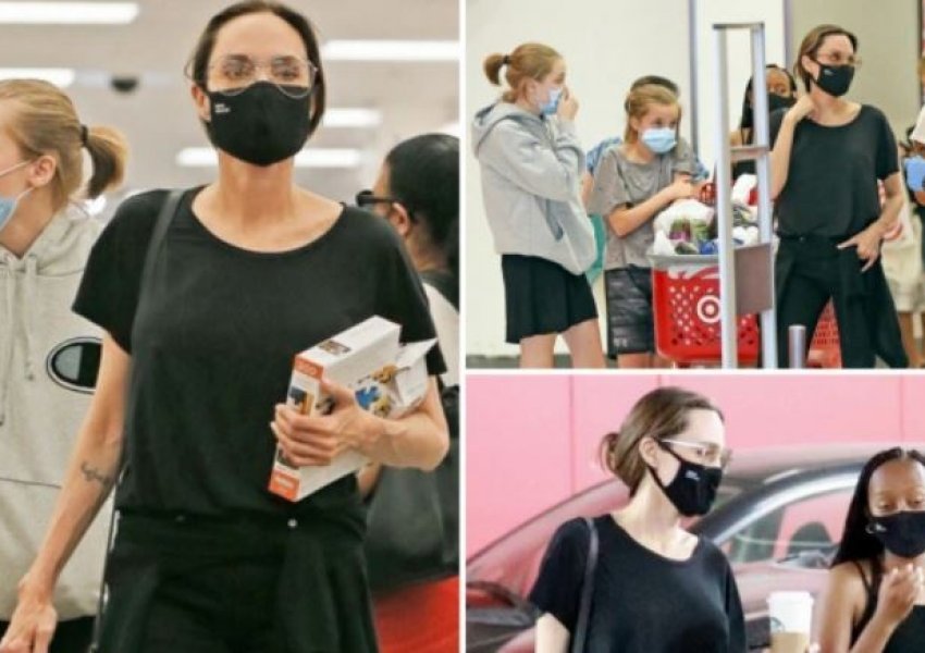 Shëtitja familjare e Angelina Jolie, pak ditë pas ribashkimit të Brad Pitt me Jennifer Aniston