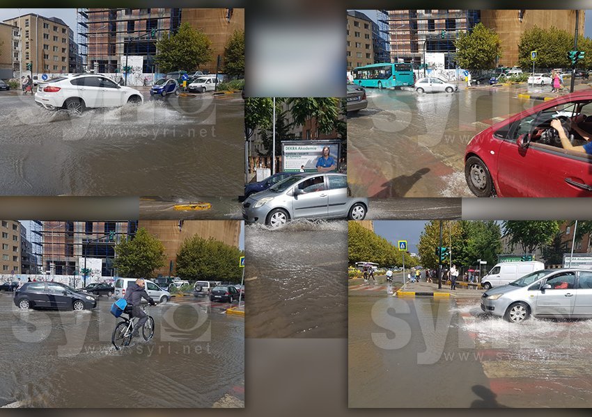 FOTO REPORTAZH/ Tirana po përmbytet edhe në ditët me diell