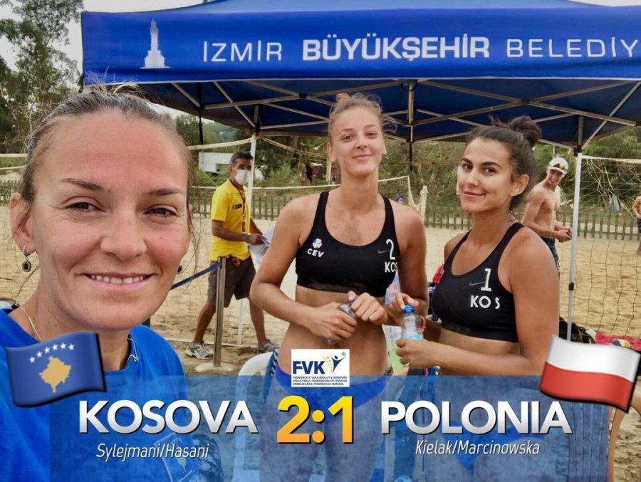 Kosova fiton ndaj Polonisë 2 me 1 në Beach Voley