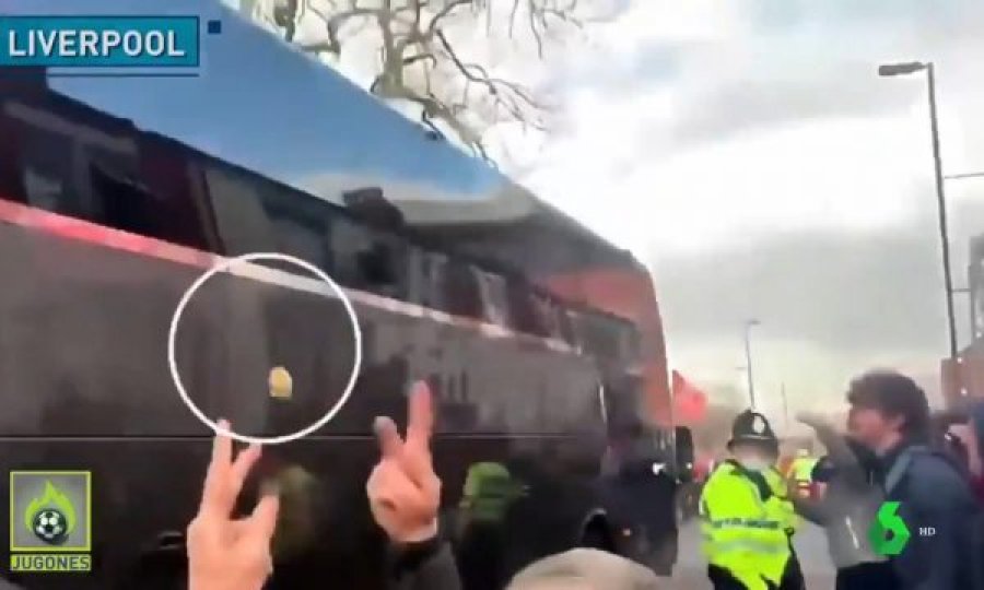 Këto pamje nuk i keni parë ende, ja si u sulmua autobusi i Realit nga tifozët e Liverpoolit