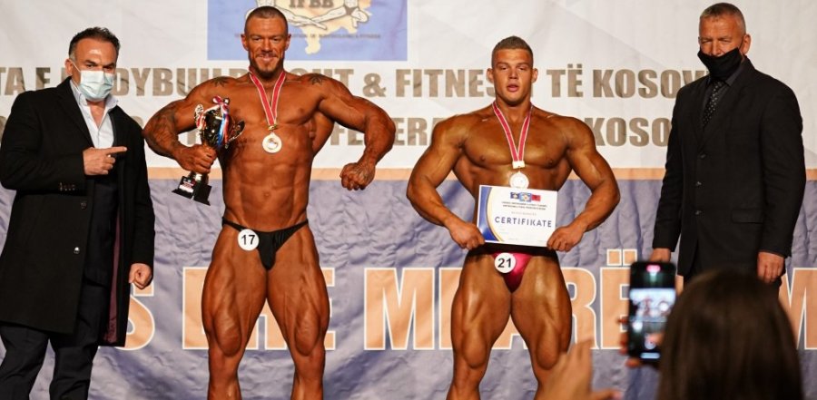 Barlet Muhaxhiri shpallet kampion në kategorinë 100+ kg në ‘Bodybuilding’