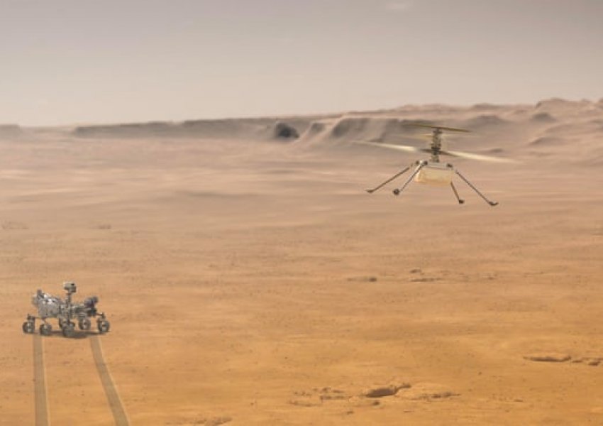 NASA do të përpiqet të ngrejë një mini-helikopter mbi sipërfaqen e Marsit