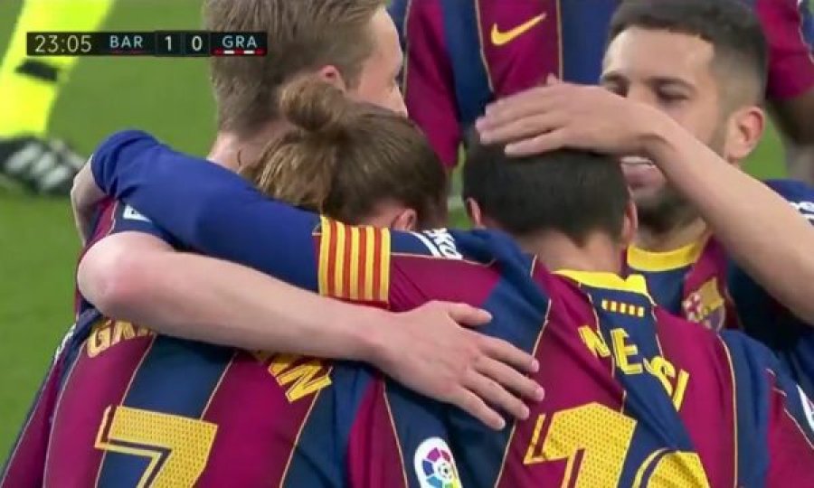 Barcelona në epërsi, Messi nuk fal Grenadën