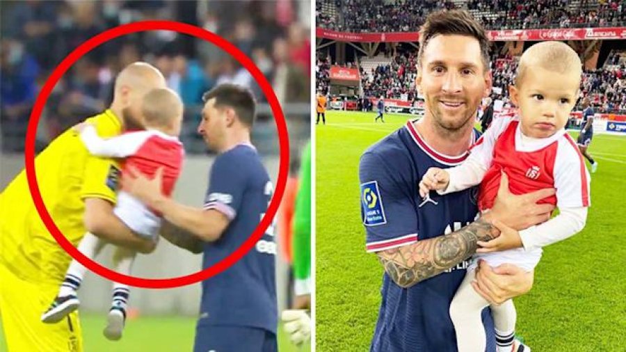 Messi magjeps edhe lojtarët e Reims, pas ndeshjes lojtarët mbajnë radhë për të bërë foto
