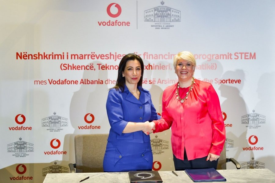 Vodafone Albania financon STEM, programin e gjeneratës së re digjitale në Shqipëri