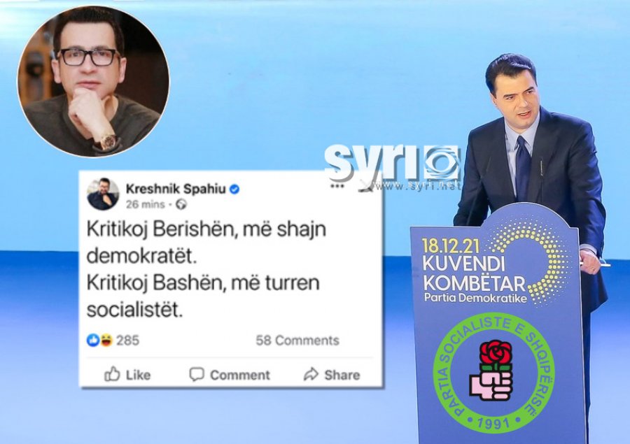 Kreshnik Spahiu: Po të kritikoj Bashën, më turren socialistët