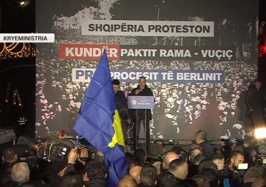 VIDEO/ Protesta, Tërmkolli: ‘Ballkani i Hapur’, thikë pas shpine ndaj Kosovës