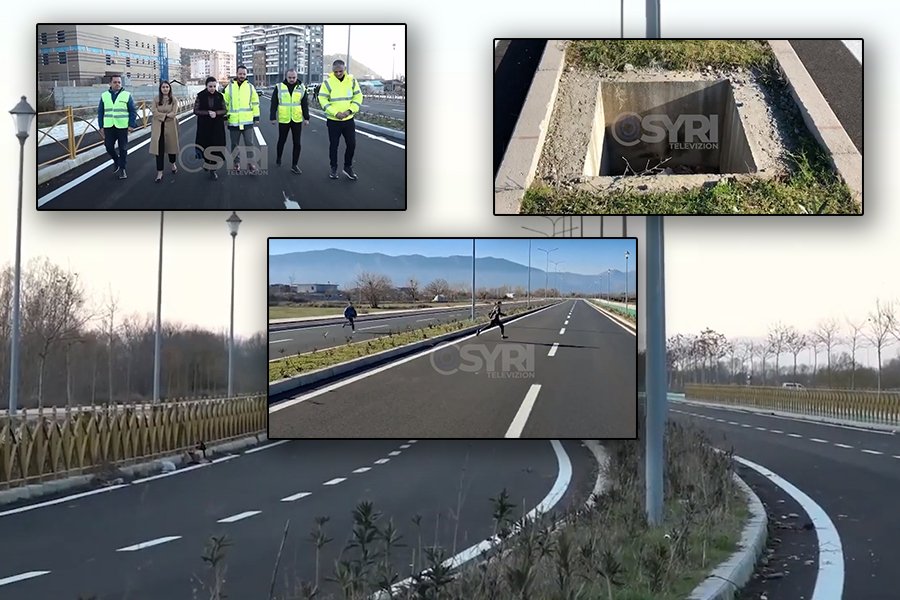 VIDEO-SYRI TV/ Balluku hapi By Pass-in e Shkodrës, dalin në pah problemet në rrugë
