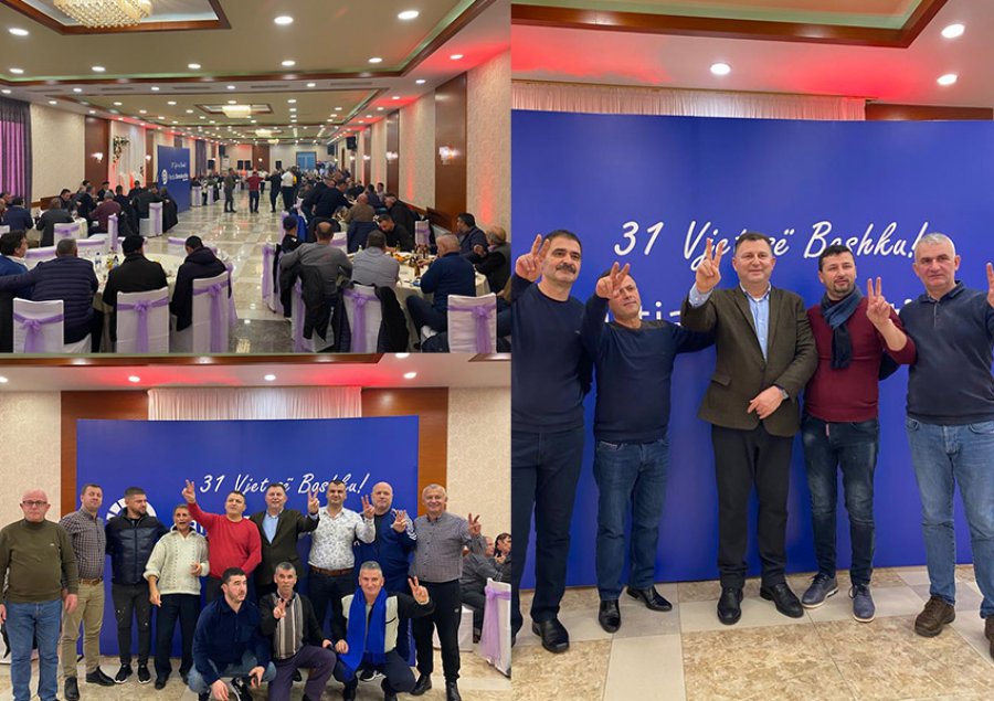 FOTO/ Demokratët  e Kukësit bëhen bashkë për festat e fundvitit, ja momente festive nga takimi