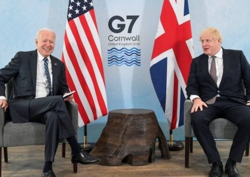 Joe Biden takim ‘kokë më kokë’ me kryeminstrin Boris Johnson