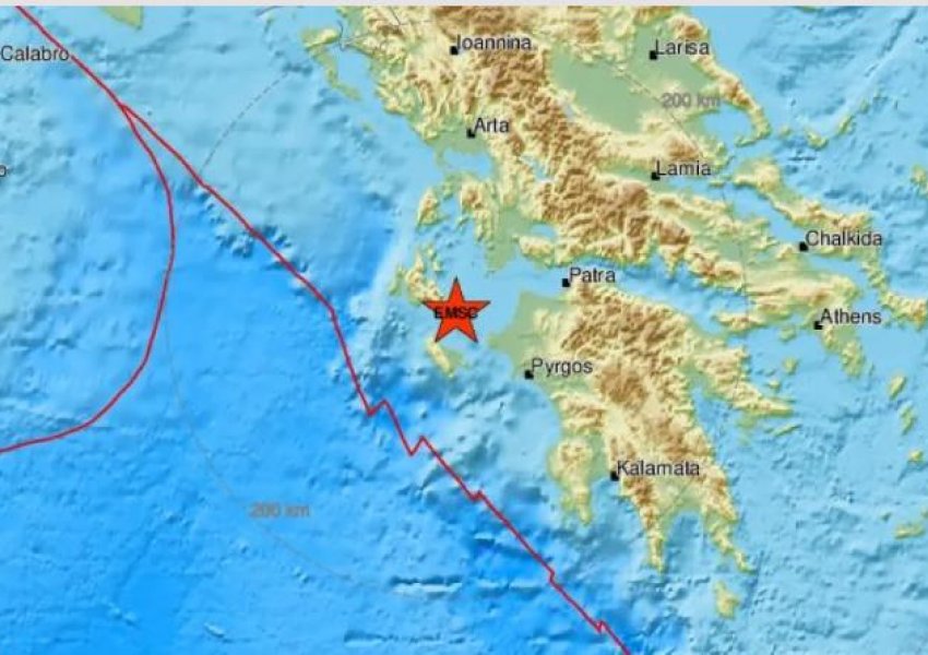 Tjetër tërmet në Greqi, tronditet ishulli grek i Zakynthos