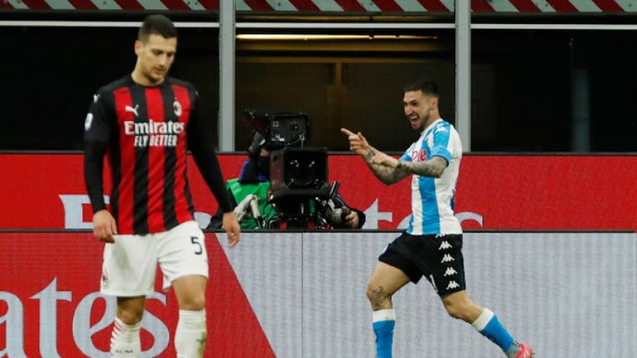 VIDEO/ Milani thyhet nga Napoli në ‘San Siro’, shkëputet në -9 pikë nga Interi