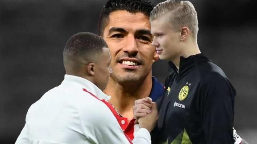 Suarez zgjedh më të mirën mes Haaland dhe Mbappe