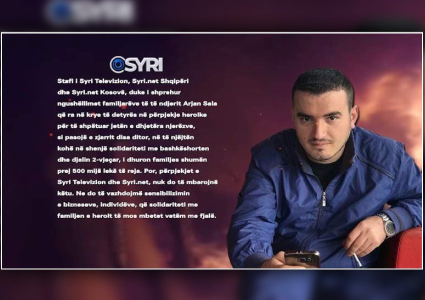 Syri TV në familjen e Arjanit/ Përjetësisht mirënjohës Heroit të Atdheut