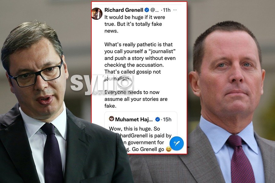 Lobues i Vuçiç? Grenell: Do ishte e bujshme, por është 'fake news'