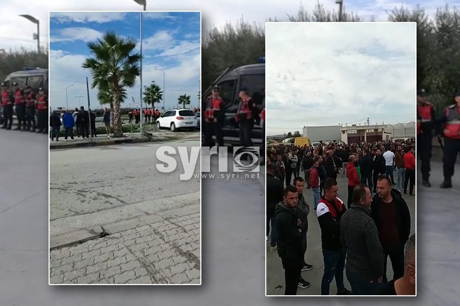 VIDEO/ Fermerët përplasen me policinë në Lushnje, ja kërkesat e tyre