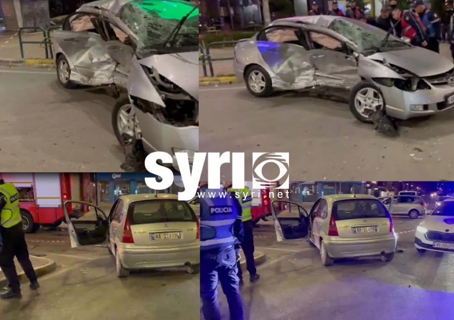 VIDEO/ Dalin pamjet e aksidentit me 2 viktima tek ’21 dhjetori’, si shpëtoi patrulla e policisë