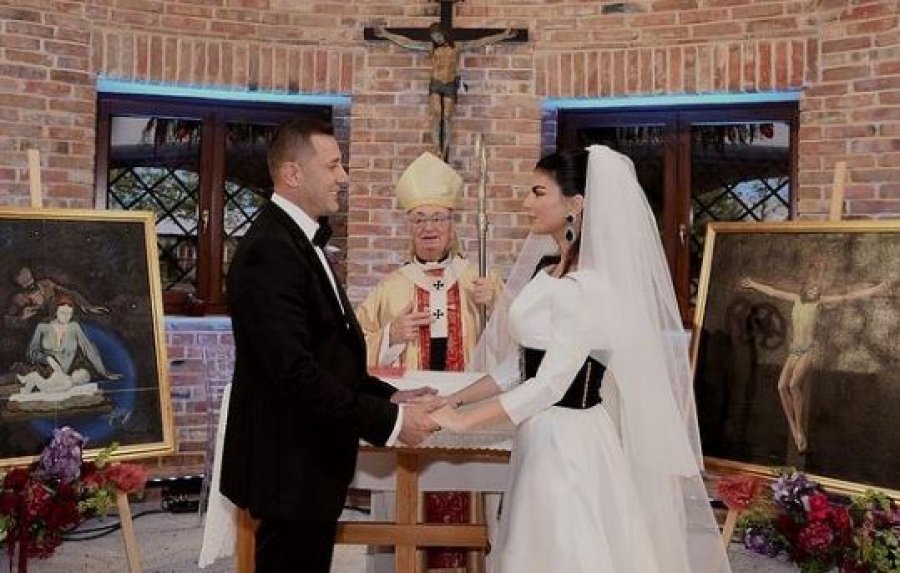 Rudina Dembacaj martohet me Mark Frrokun, foto nga dasma