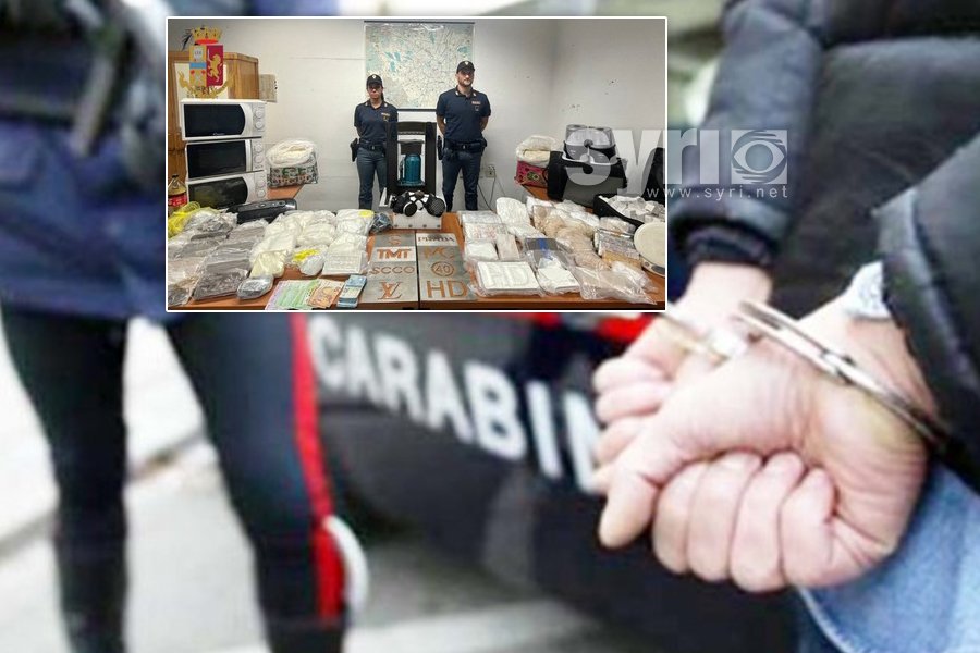 Shtëpia laborator droge, sekuestrohen 40 kg kokainë e heroinë, arrestohen dy shqiptarë