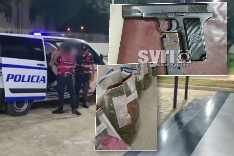 VIDEO-EMRAT/ Kapet ‘shefi’ i një grupi kriminal në Shkodër, gjenden 80 kg hashash