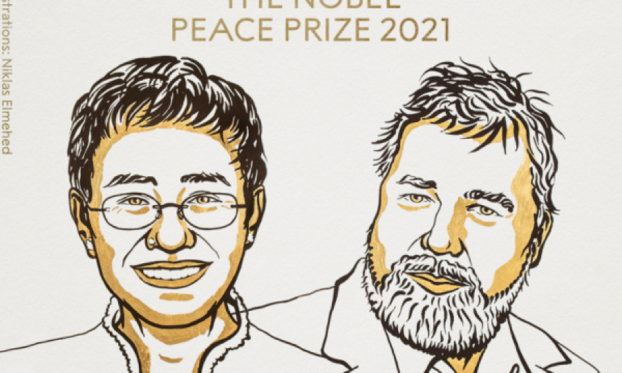 Çmimi Nobel për paqen iu jepet dy gazetarëve