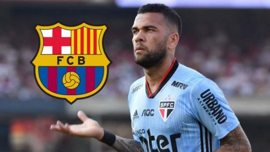 Dani Alves i ofrohet Barcelonës pas largimit nga Sao Paolo