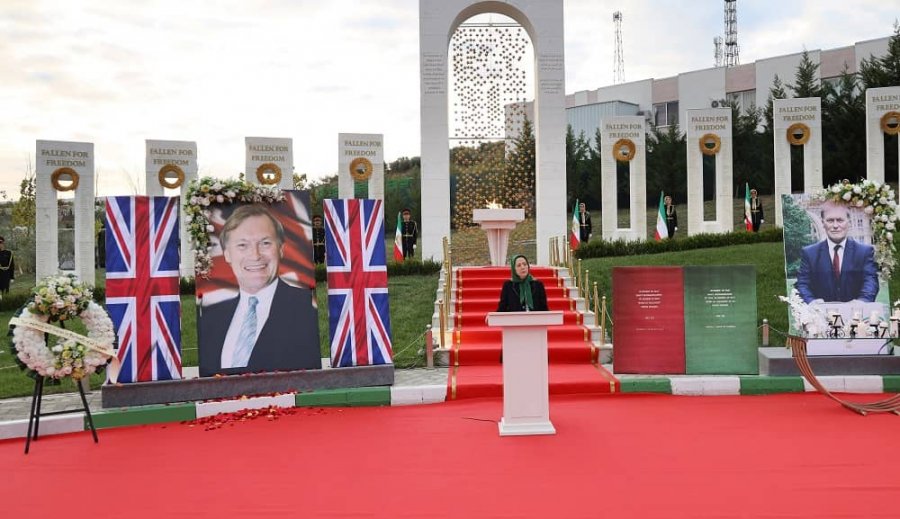 U vra gjatë takimit me zgjedhësit, ceremoni përkujtimore në 'Ashraf 3' për deputetin britanik Sir David Amess