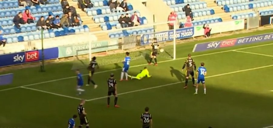 VIDEO/ Talenti shqiptar shënon këtë supergol në Angli