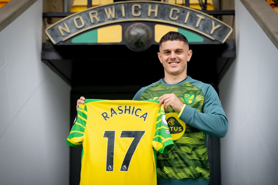 Milot Rashica zgjidhet lojtari i muajit te Norwich