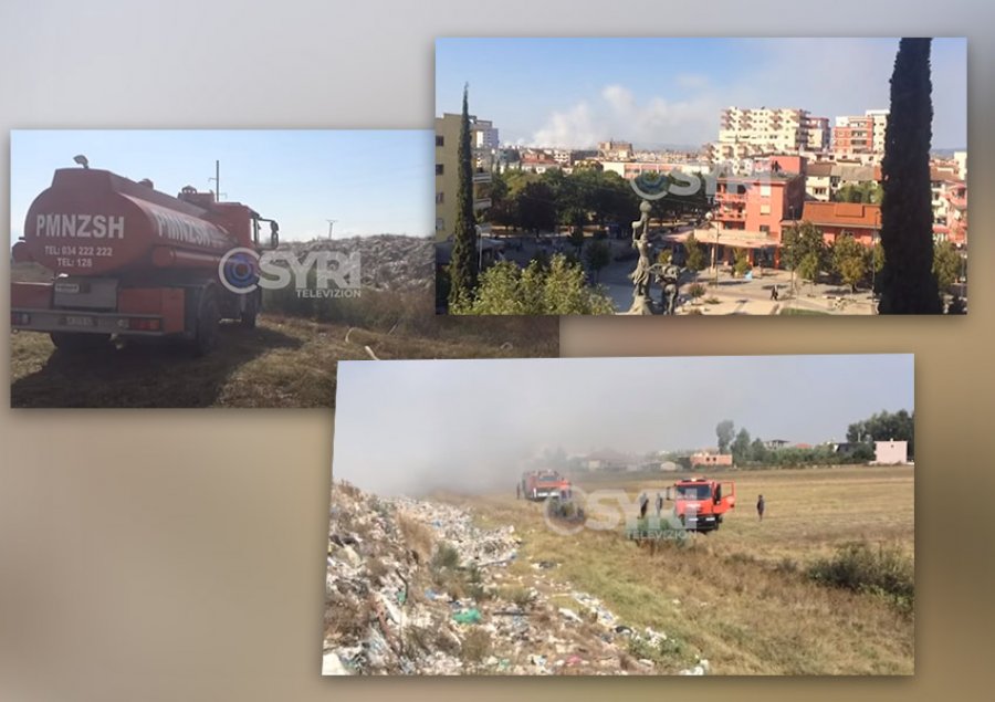 VIDEO nga SYRI TV/ Djegia e plehrave, mbeturinat e Lushnjes, te inceneratori Zotos