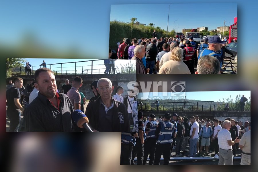 VIDEO/ U bllokohet rruga që i lidh me qendrën, banorët në protestë