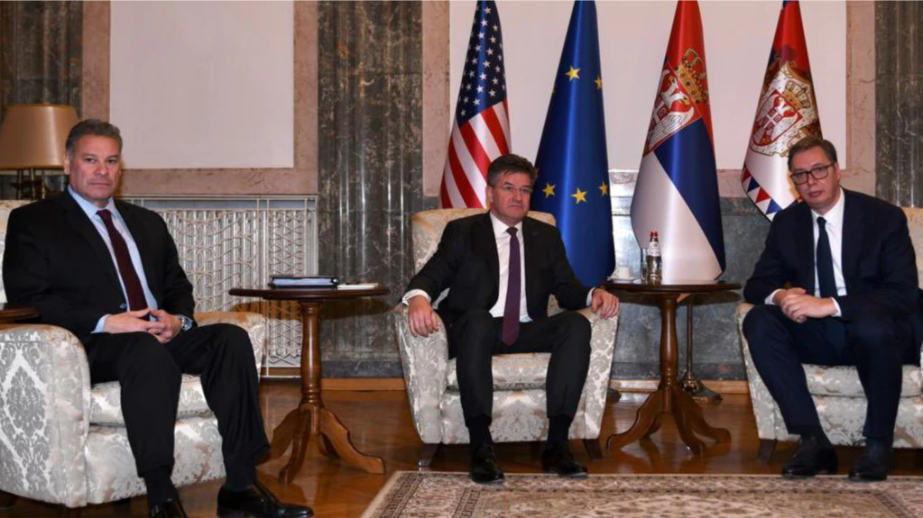 Diplomatë nga SHBA dhe BE në Beograd, përpjekje për t'i ulur tensionet Kosovë-Serbi