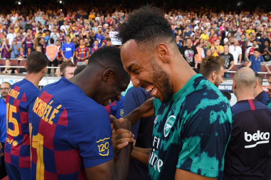 Gafë e Barcelonës me Aubameyang, kjo foto zbulon gjithçka