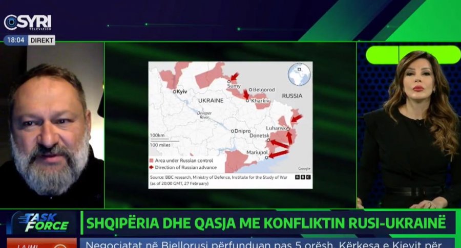 Sa mund t’i rezistojë Kievi sulmit rus? Ja çfarë tha gazetari i 'La Stampas' për emisionin 'Task Force'