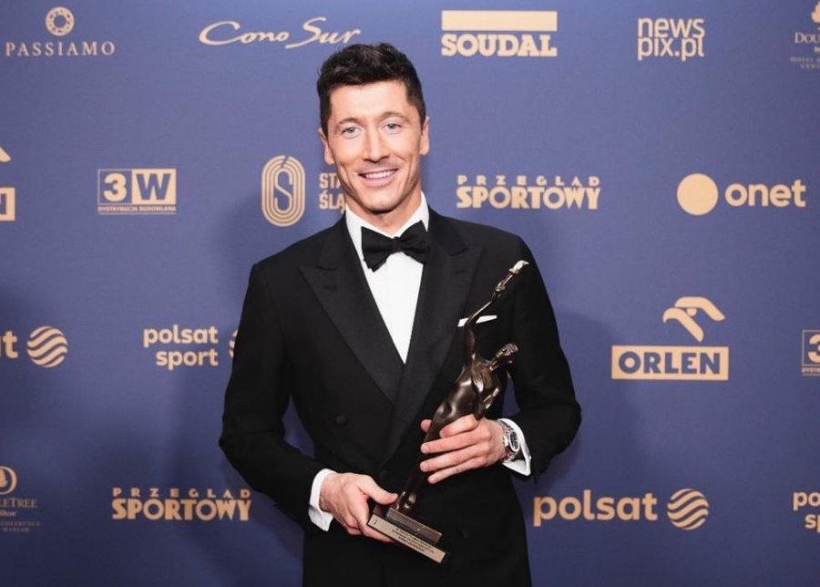 Tjetër çmim për Robert Lewandowskin, shpallet ‘Sportisti i Vitit’ në Poloni