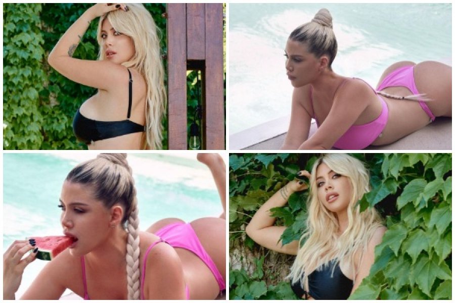 Wanda Nara promovon markën e saj me poza provokuese