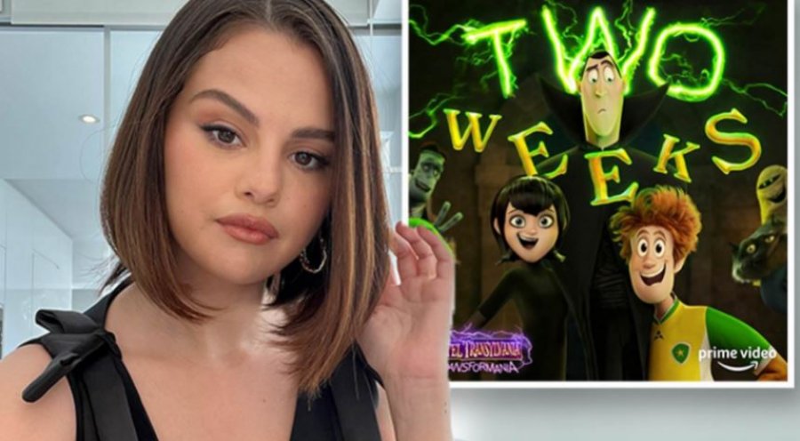 Gati për të parë ‘Hotel Transylvania’/ Selena Gomez promovon filmin në mënyrën më të mirë