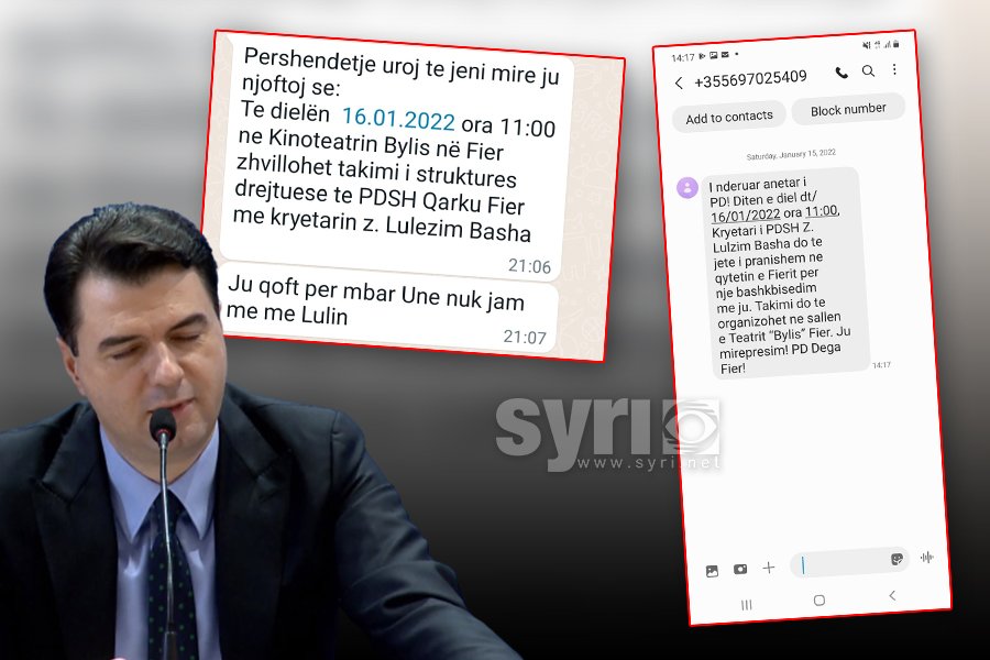 Po u dështon takimi në Fier, njerëzit e Bashës në panik nga braktisja, shpërndajnë SMS anonime te anëtarët e PD