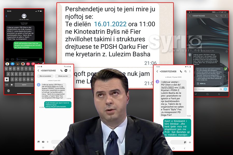 'Je i shkarkuar', 'Jemi me Berishën'/ Demokratët e Fierit lumë SMS refuzuese Bashës: Mblidh mendjen