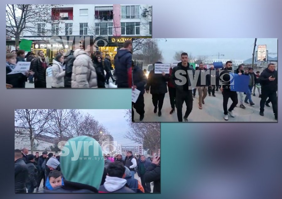 'Fëmijët tuaj në luks, tonët të pastrehë'/ Banorët e Laprakës dhe 5 majit sërish në protestë, marshojnë në këmbë