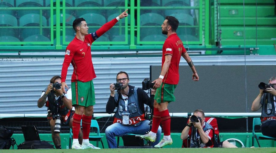 Liga e Kombeve/ Ronaldo shkëlqen me Portugalinë, Haland i jep fitoren Norvegjisë